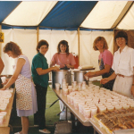 donut tent ladies 1990
